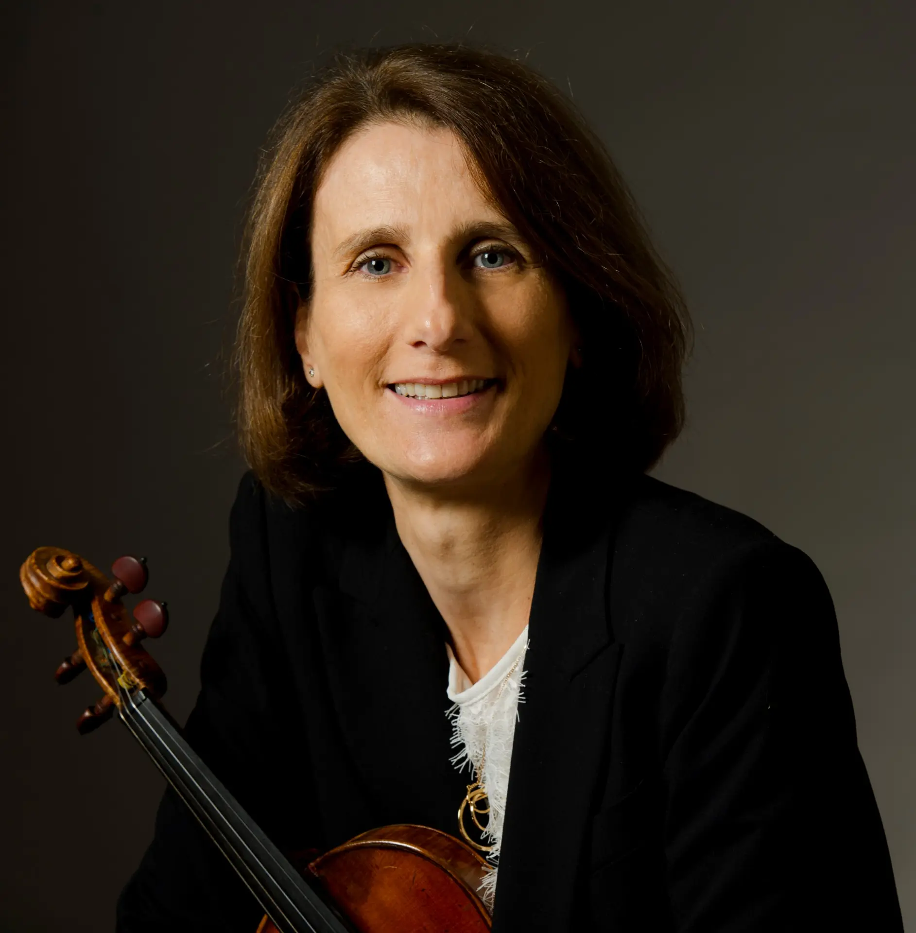 Biancamaria Rapaccini, violino, in ritratto