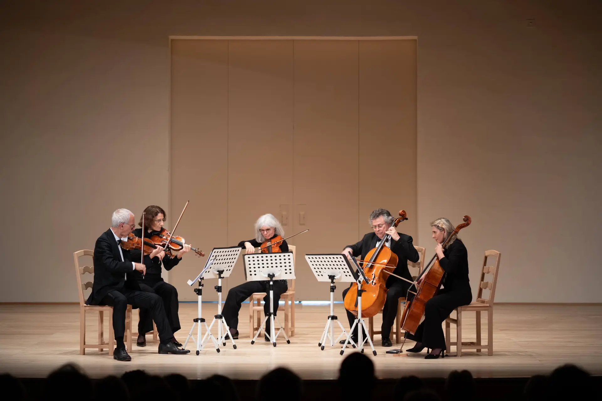 Il Nuovo Quintetto Boccherini in concerto sul palco